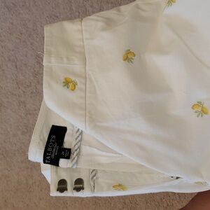 Talbots Capri Pants, Beautiful Lemons Embroidery